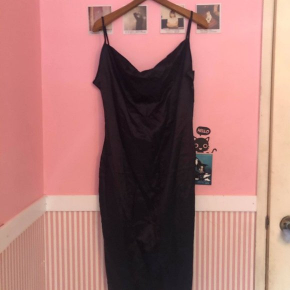 Black Cocktail Dress - Picture 2 of 3